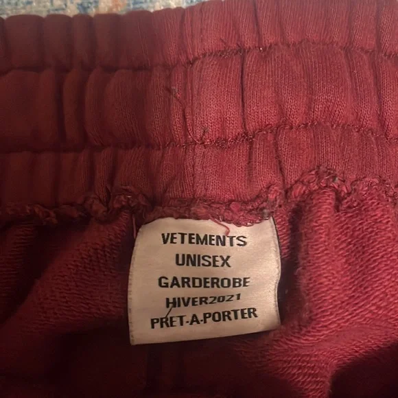 *VERY RARE* Vetements Sweat Pants